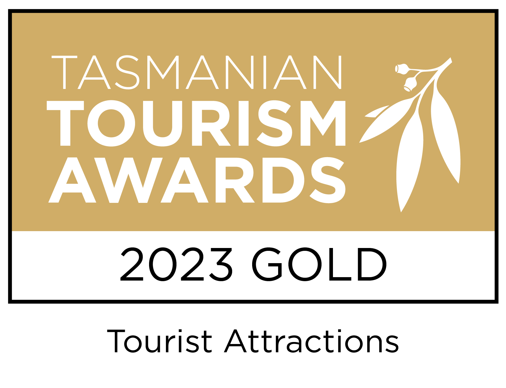 Tourism Tasmania Gold Award 2023
